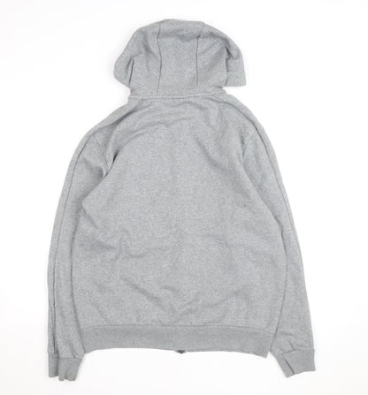 Puma Men's Grey Full Zip Hoodie Size M Regular Fit