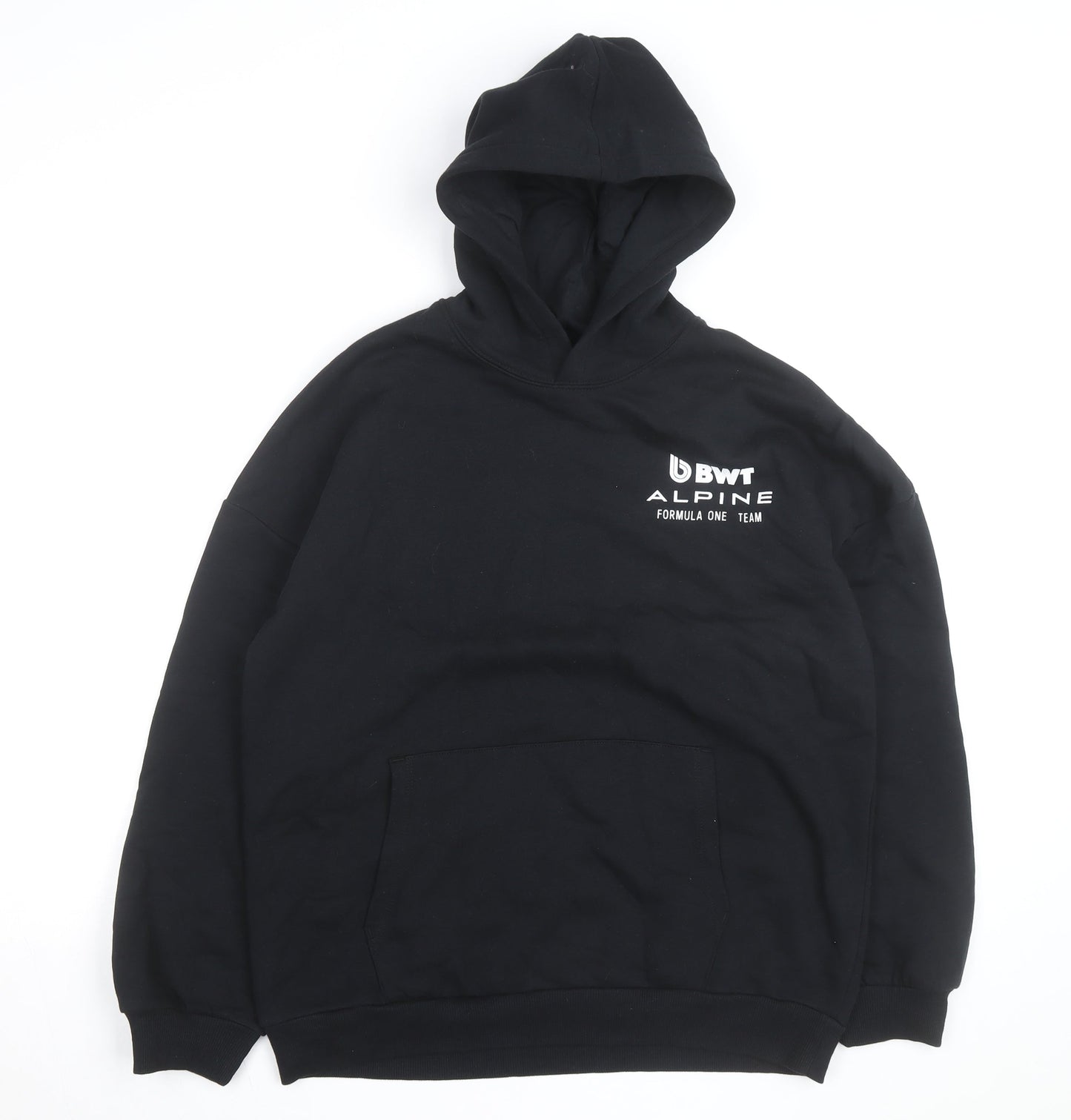 BWT Alpine Formula One Team Boys Black Pullover Hoodie 15-16 Years