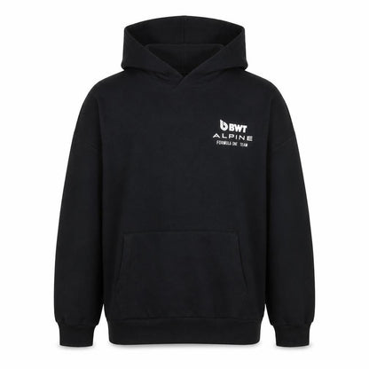 BWT Alpine Formula One Team Boys Black Pullover Hoodie 15-16 Years
