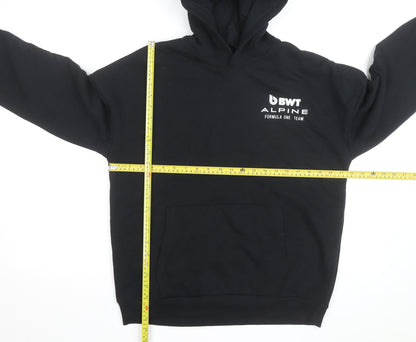 BWT Alpine Formula One Team Boys Black Pullover Hoodie 15-16 Years