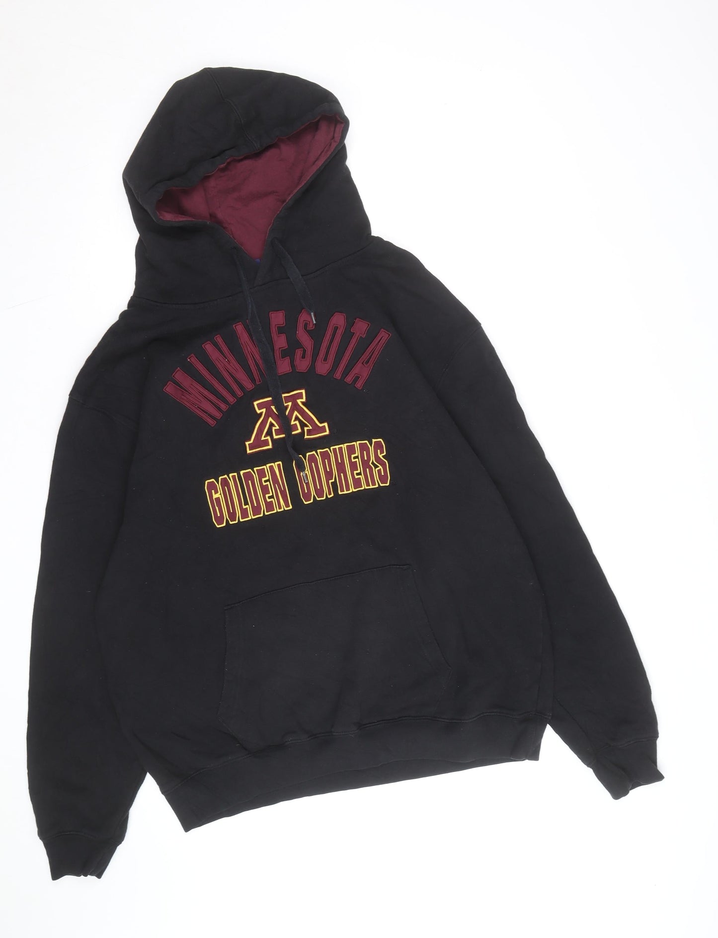 Campus Heritage Mens Black XL Pullover Hoodie Minnesota Golden Gophers