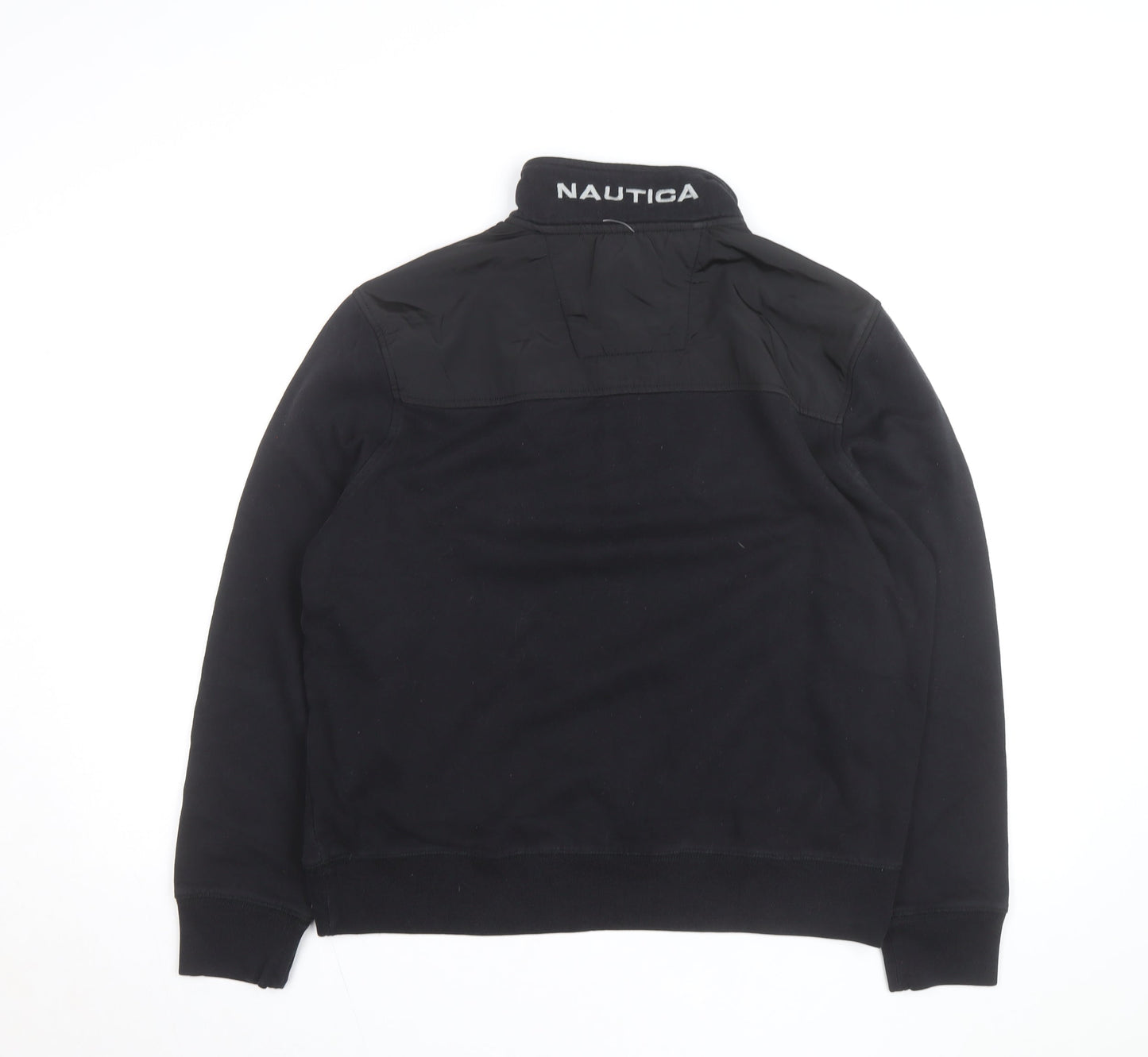 Nautica Men's Black 1/4 Zip Pullover Sweatshirt Size M