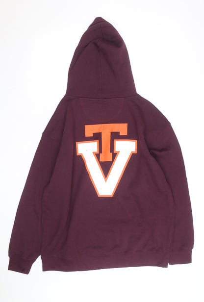 JanSport Men’s Purple Virginia Tech Pullover Hoodie XL