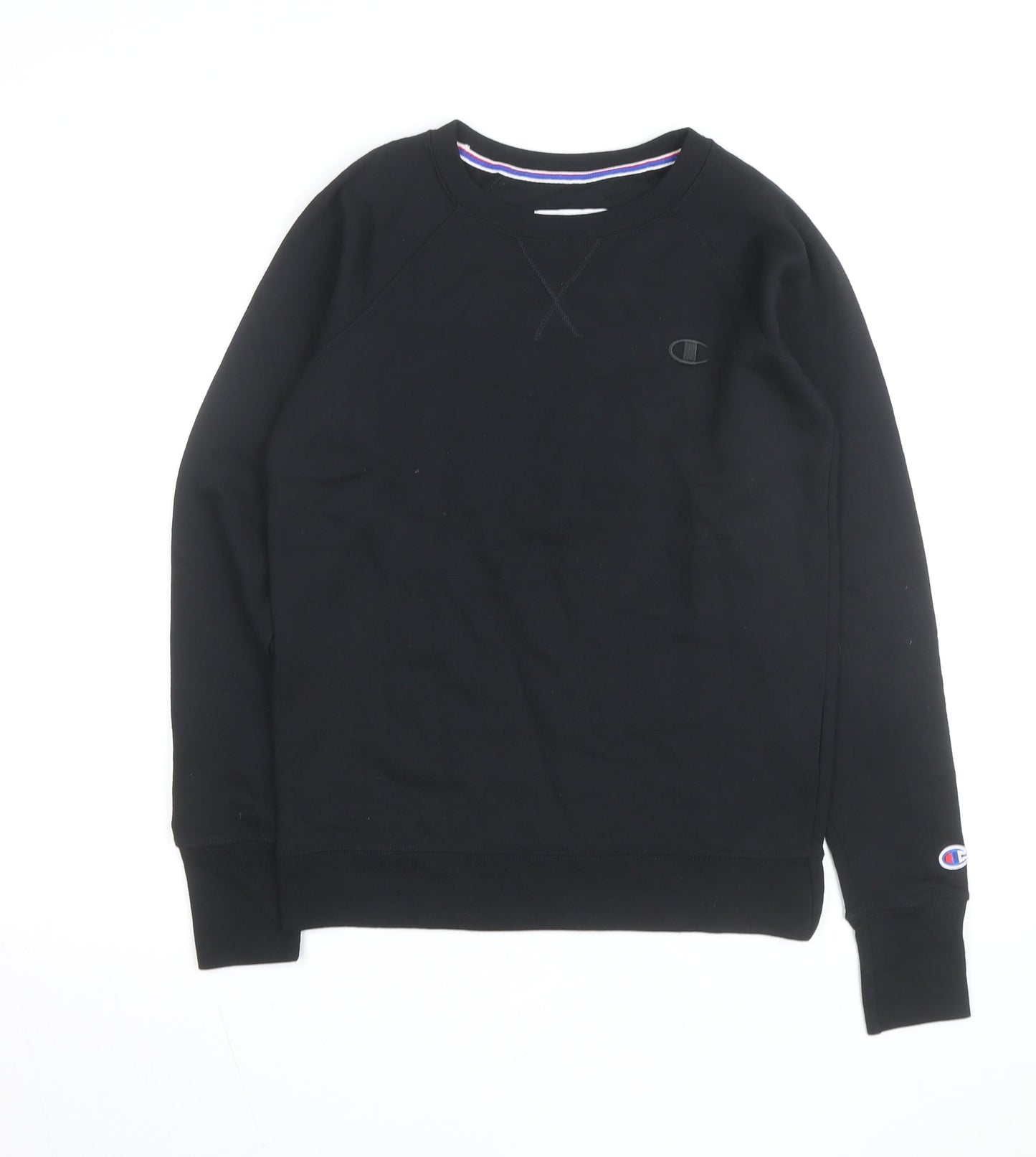 Champion Men's Black XS Crew Neck Pullover Sweatshirt