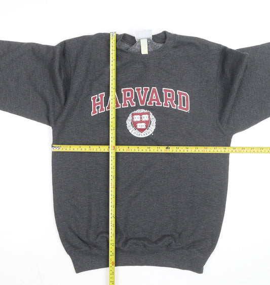 Champion Men’s Grey Harvard Pullover Sweatshirt XS Crew Neck