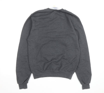 Champion Men’s Grey Harvard Pullover Sweatshirt XS Crew Neck
