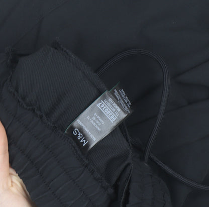 Marks and Spencer Womens Black XS Jogger Activewear Trousers