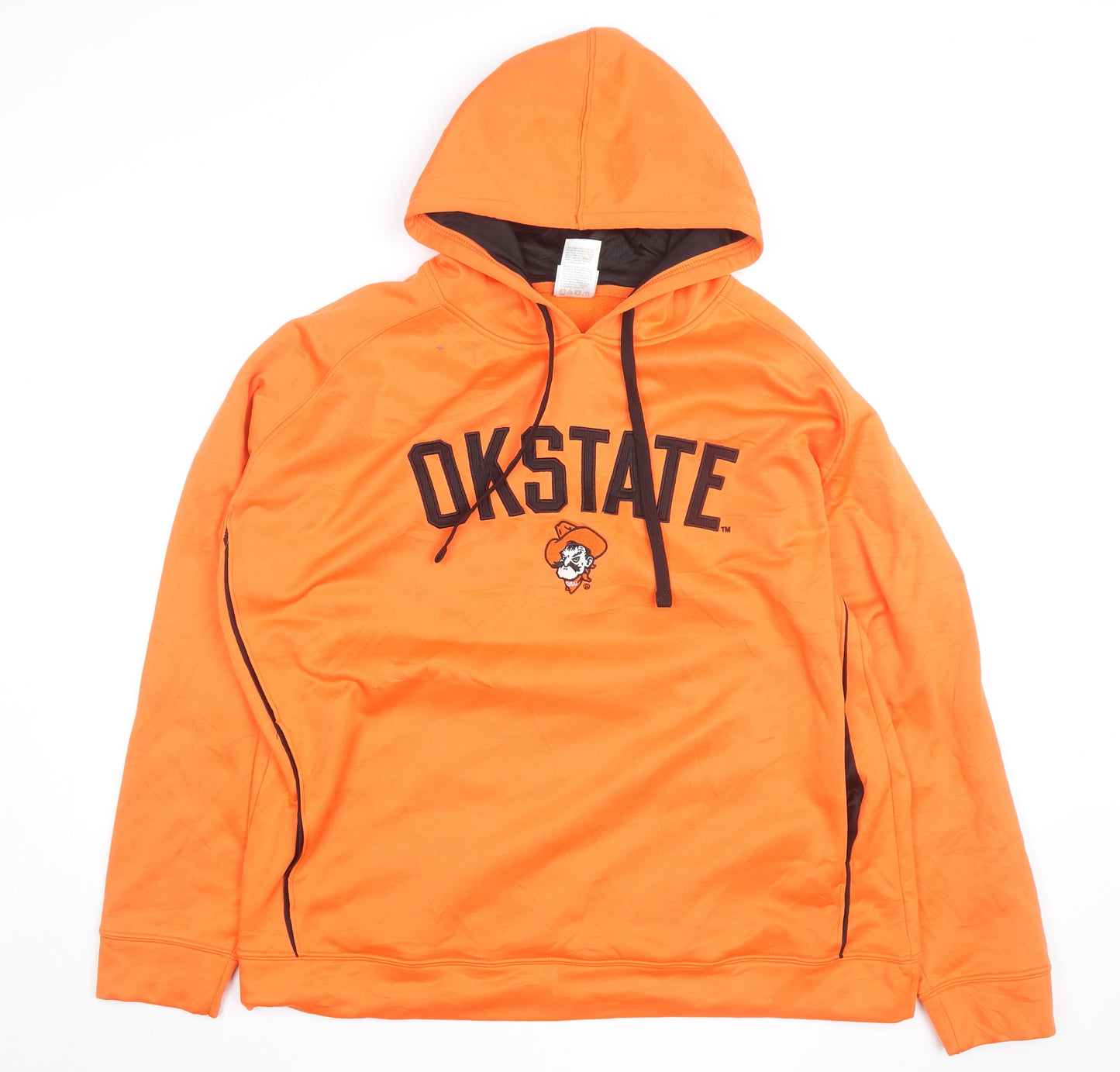 Knights Apparel Men’s Orange OKState XL Pullover Hoodie