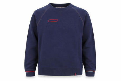 Fila Men's Blue Logo Crew Neck Pullover Sweatshirt Size M