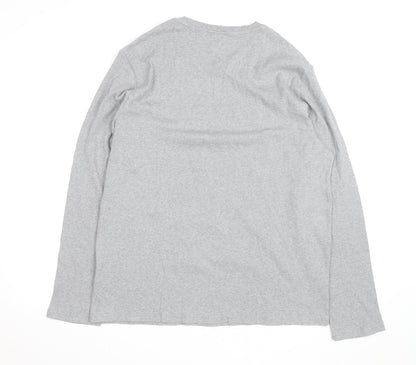 Marks and Spencer Men’s Grey XL Long Sleeve Pyjama Top