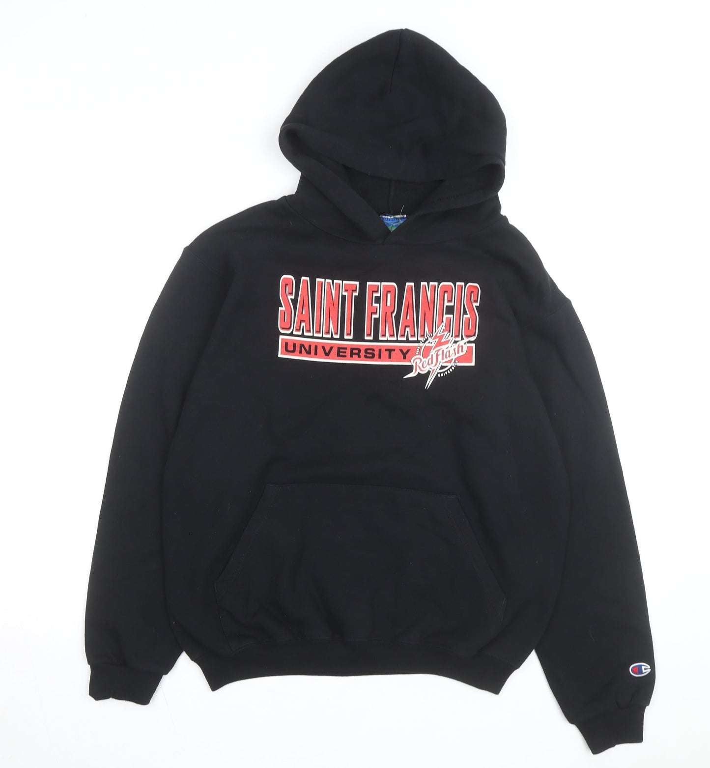 Champion Men's Black Saint Francis University Fleece Hoodie Medium