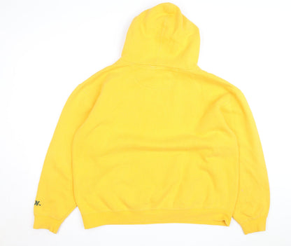G2 Chill Gear Men's Yellow XL Pullover Hoodie NDSU Bison Graphic