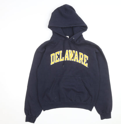 Champion Men's Blue Delaware Pullover Hoodie Size S Regular Fit