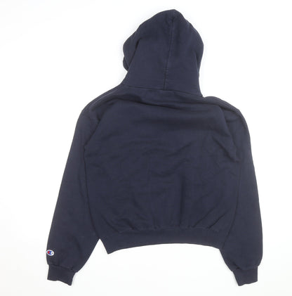 Champion Men's Blue Delaware Pullover Hoodie Size S Regular Fit