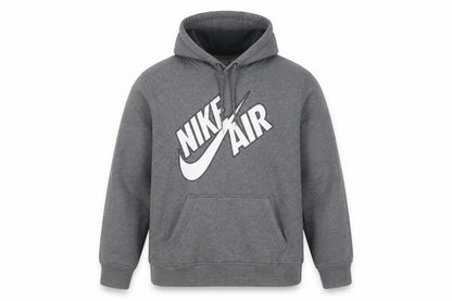 Nike Men’s Grey 2XL Pullover Hoodie Fleece Sportswear