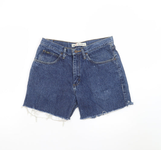 Lee Mens Blue Denim Relaxed Fit Cargo Shorts 32 Regular Cotton