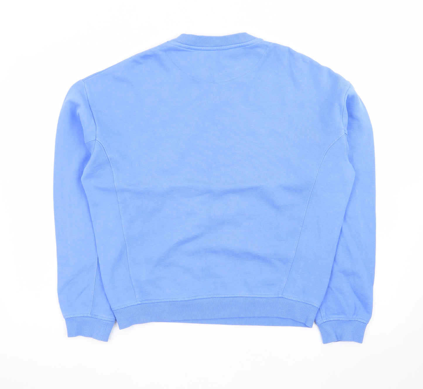 John Lewis Teens Blue Cotton Pullover Sweatshirt Size 12 Stay Positive