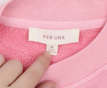 Marks and Spencer Per Una Women's Pink Pullover Sweatshirt M