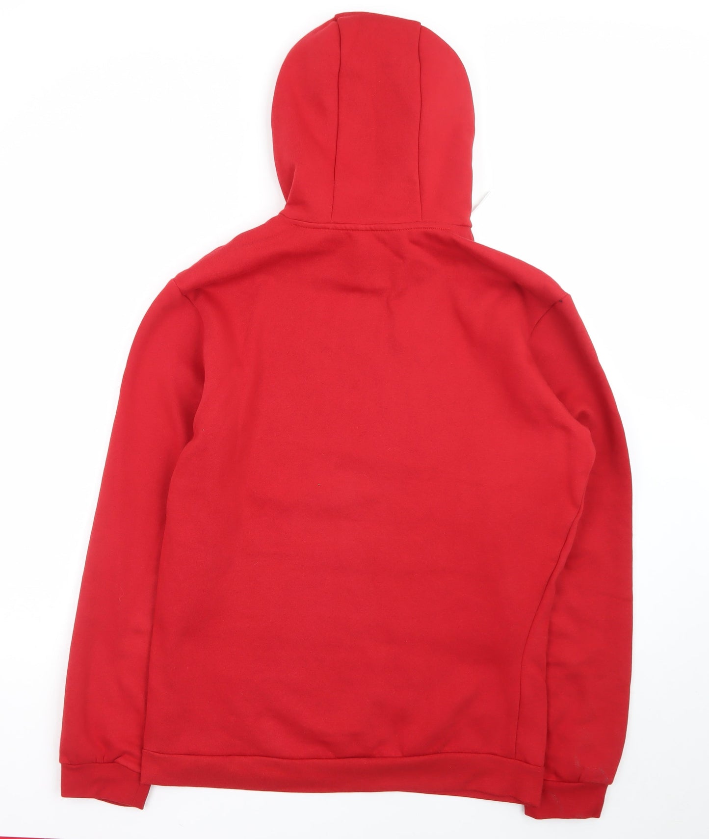 Adidas Mens Red Pullover Hoodie Manchester United Foundation M