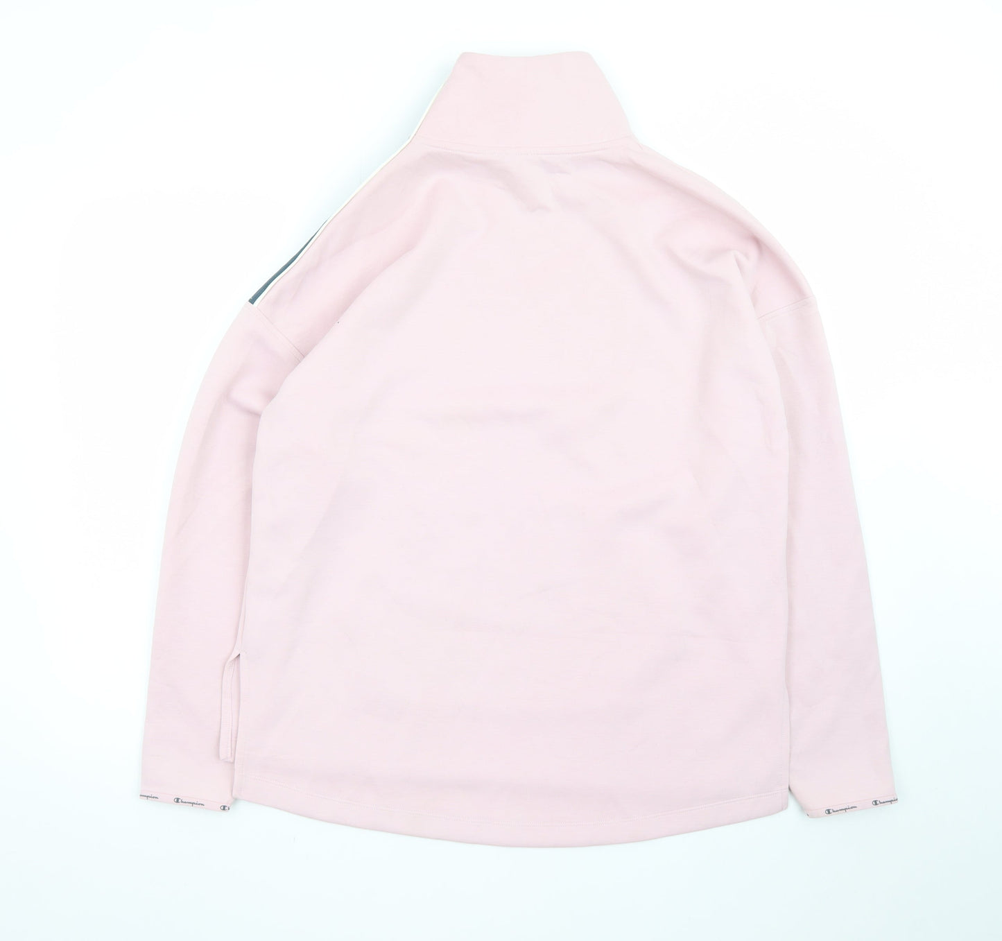 Champion Womens Pink Half Zip Pullover Sweatshirt M