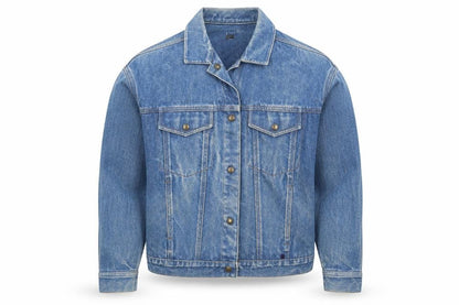 Calvin Mens Blue Denim Button Jacket L Classic 42in Vintage Style