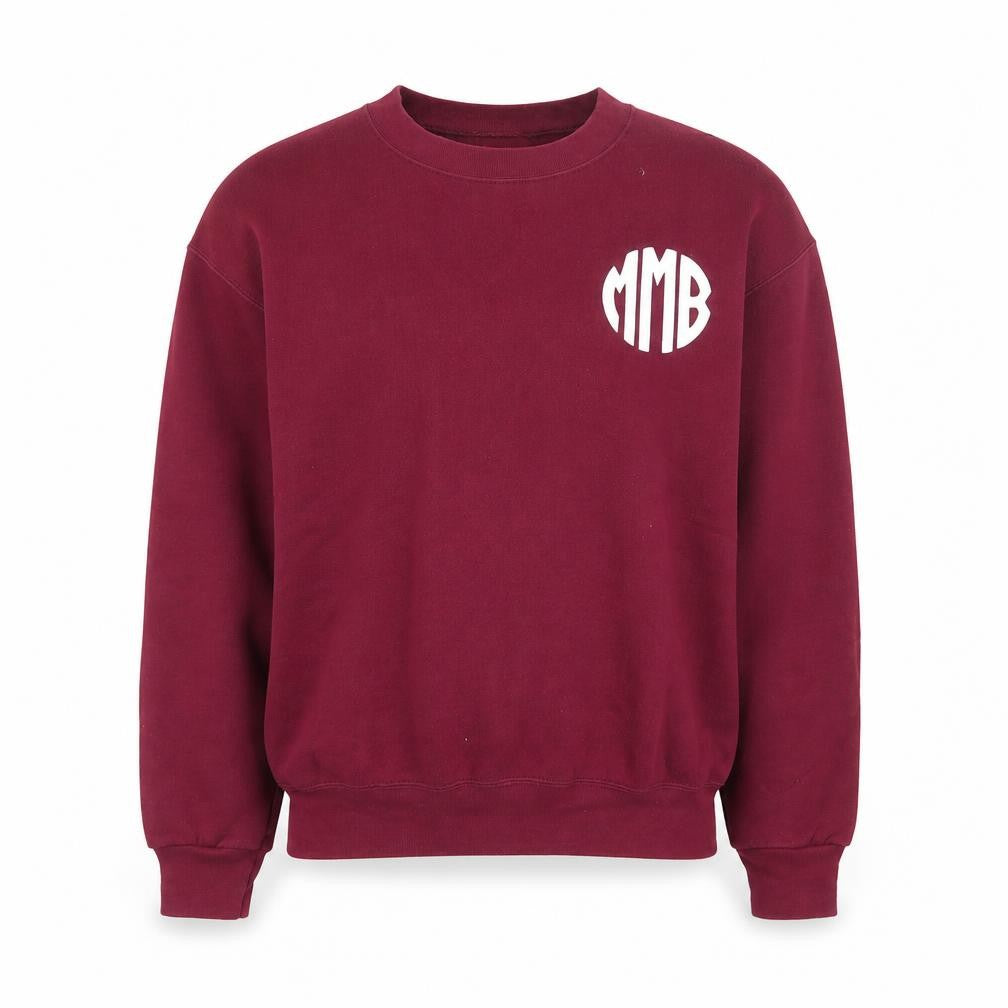 Lee Sport Men's Burgundy Crew Neck Sweatshirt Size L Cotton Blend