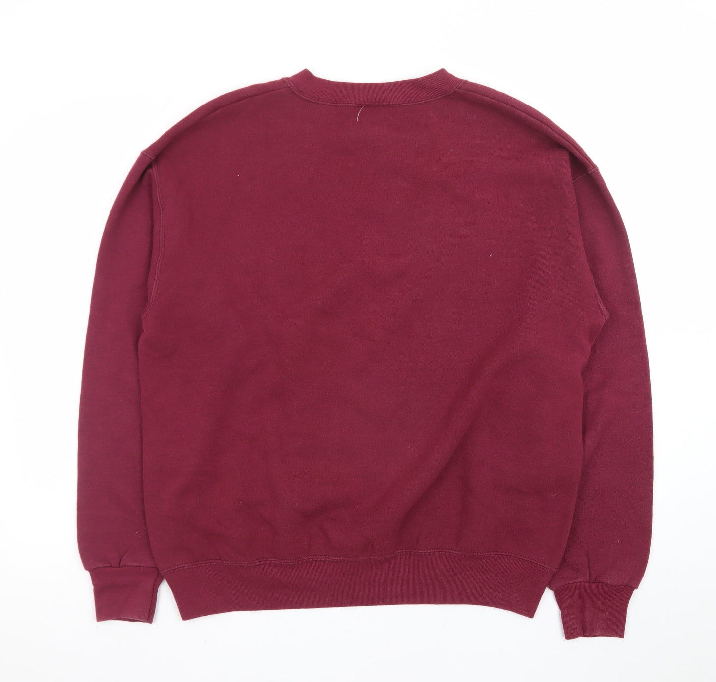 Lee Sport Men's Burgundy Crew Neck Sweatshirt Size L Cotton Blend