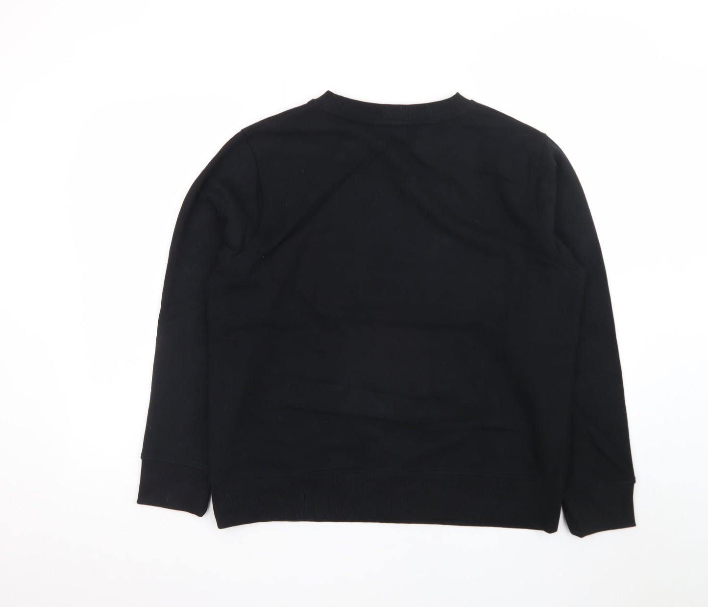 Marks and Spencer Mens Black Graphic Pullover Sweatshirt Size L