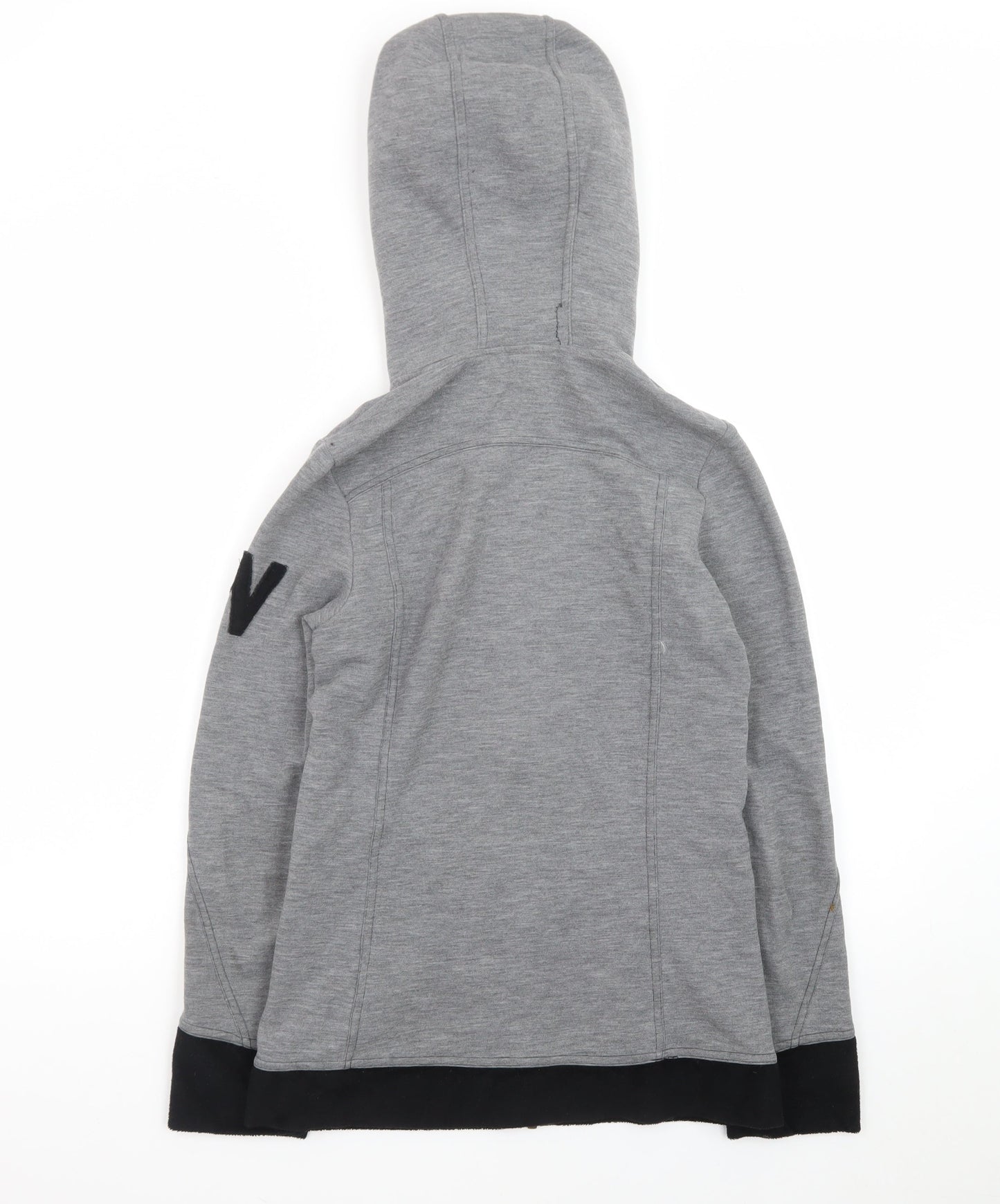 Wedze Men's Grey Full Zip Hoodie XS Winter Fleece