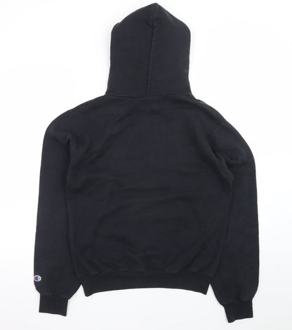 Champion Mens Black Small Pullover Hoodie NC State University Graphic