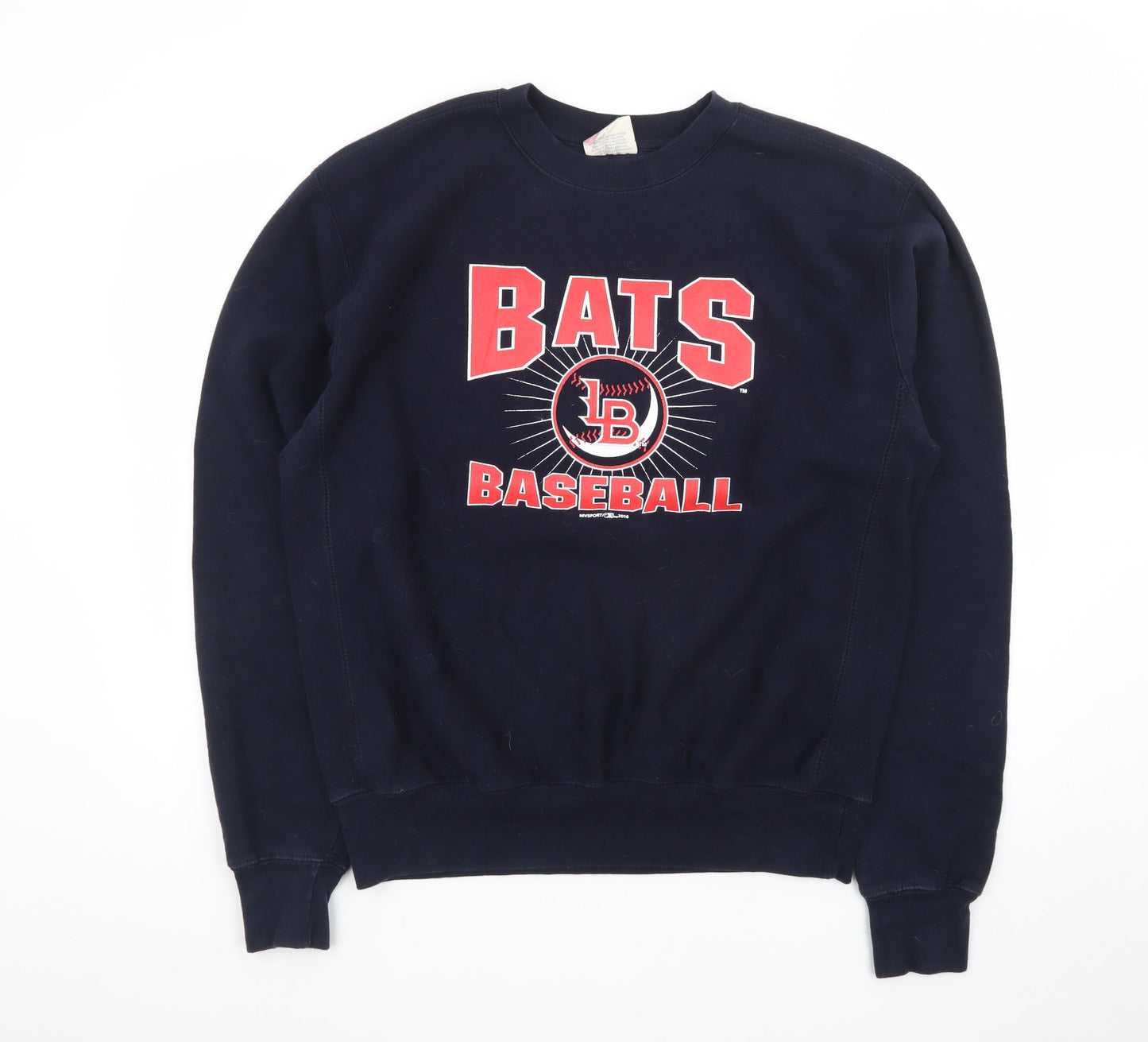 Pro-Weave Men's Blue Bats Baseball Graphic Pullover Sweatshirt M