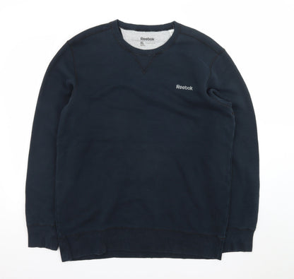 Reebok Men's Blue XL Crew Neck Pullover Sweatshirt