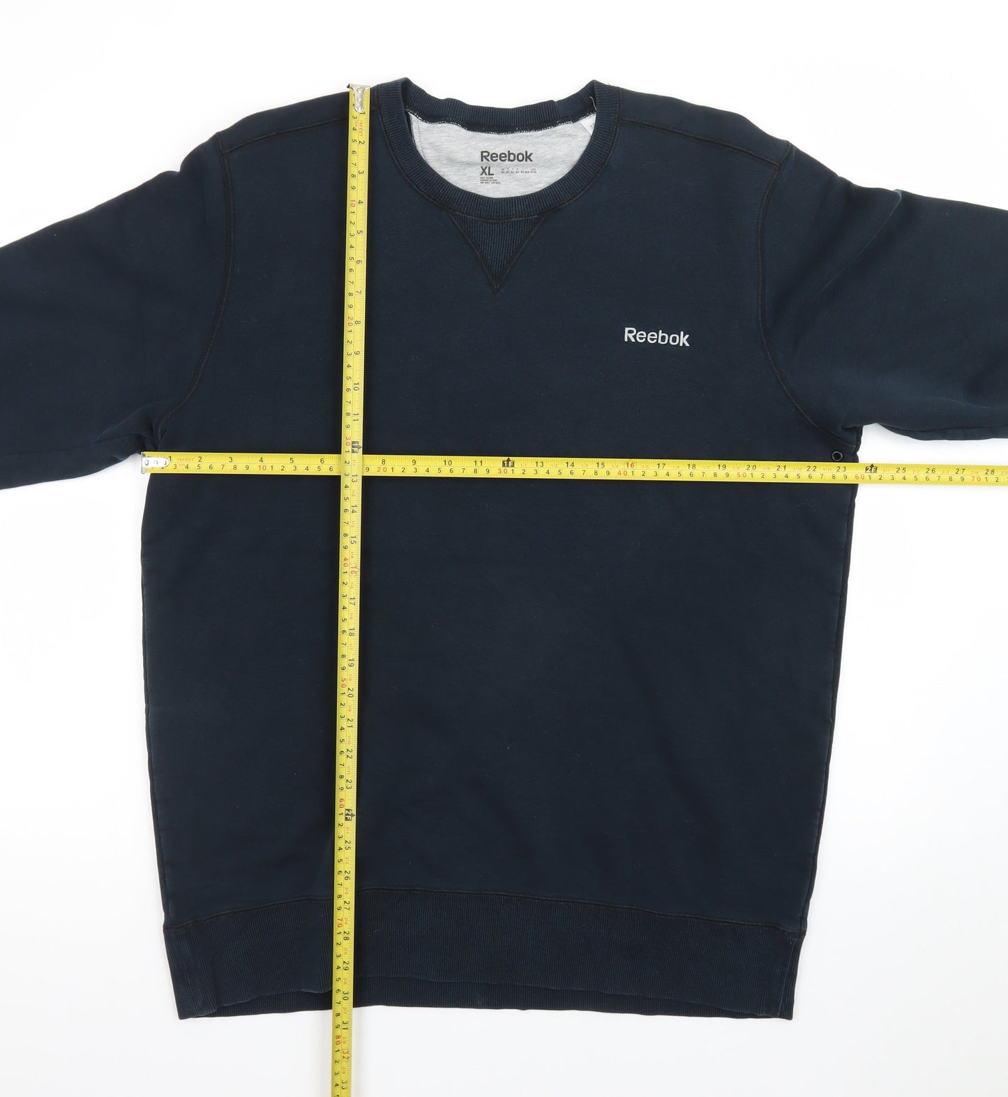 Reebok Men's Blue XL Crew Neck Pullover Sweatshirt