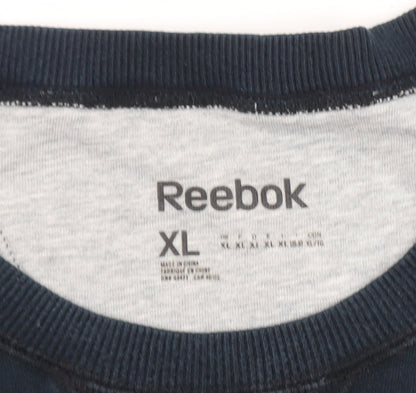 Reebok Men's Blue XL Crew Neck Pullover Sweatshirt