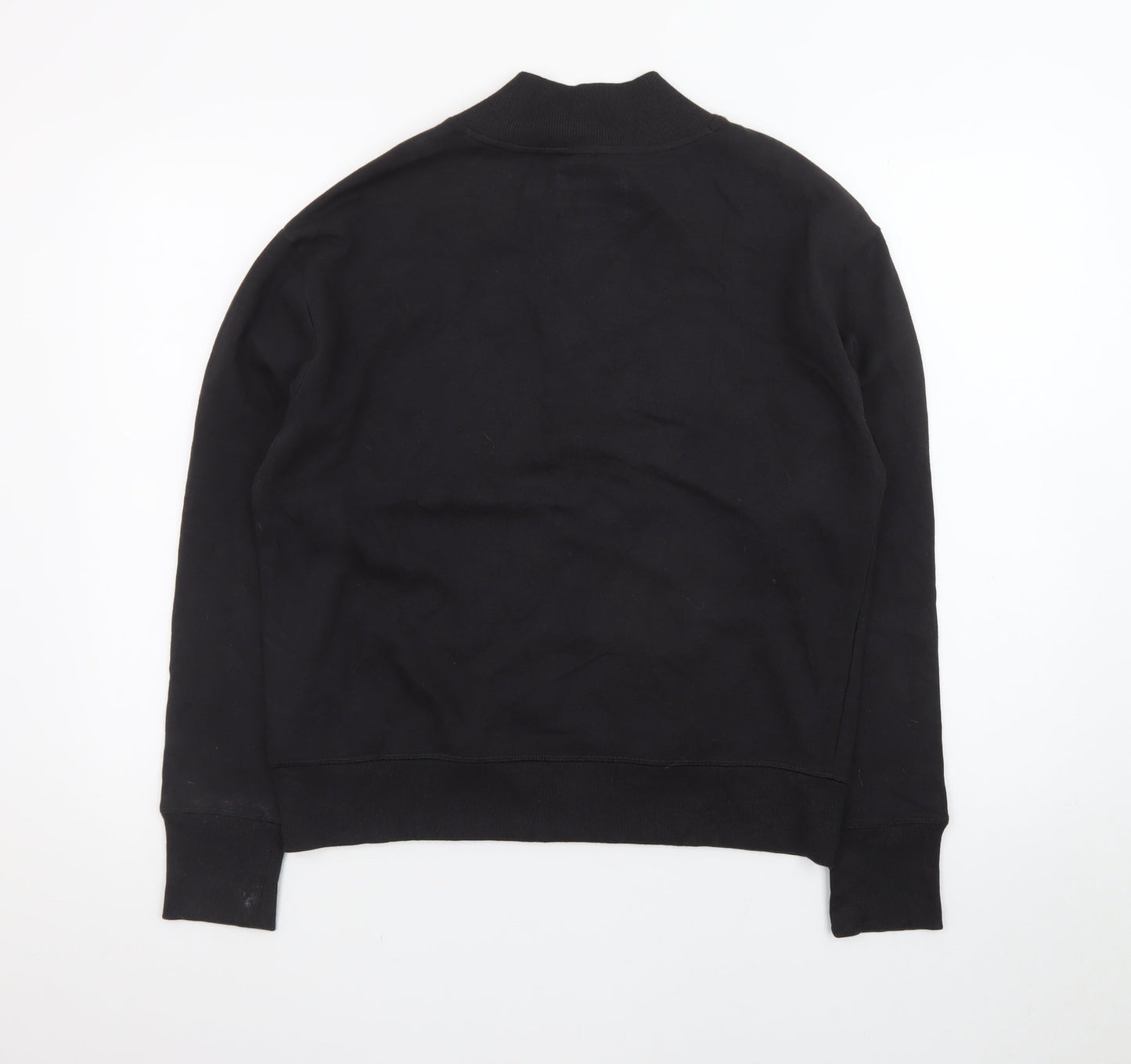 Champion Men's Black Mock Neck Pullover Sweatshirt Size S