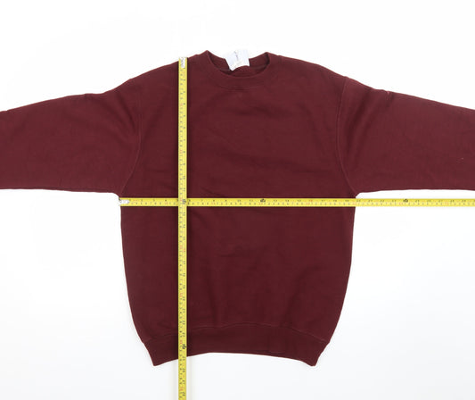 Champion Men's Red Pullover Crew Neck Sweatshirt Size S
