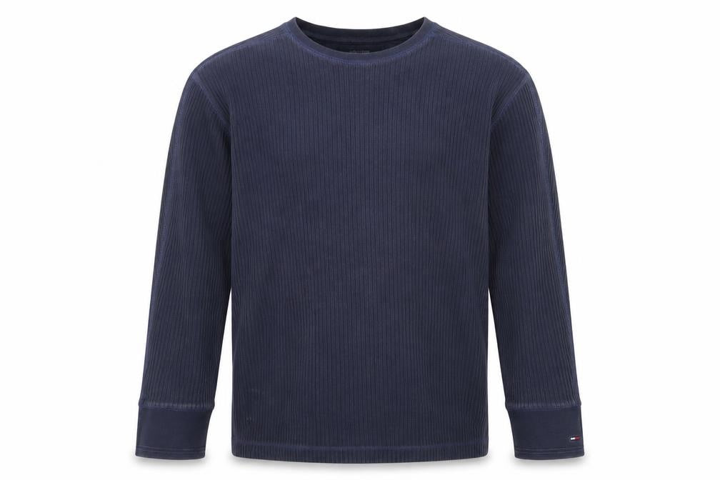 Tommy Hilfiger Men's Blue XL Pullover Crew Neck Sweatshirt