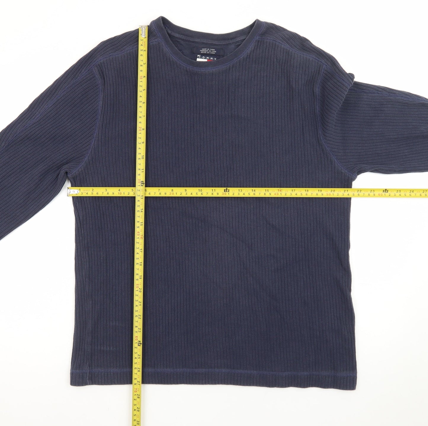Tommy Hilfiger Men's Blue XL Pullover Crew Neck Sweatshirt