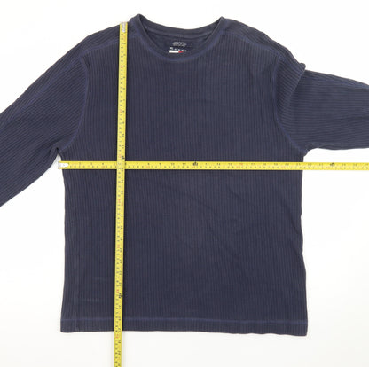 Tommy Hilfiger Men's Blue XL Pullover Crew Neck Sweatshirt