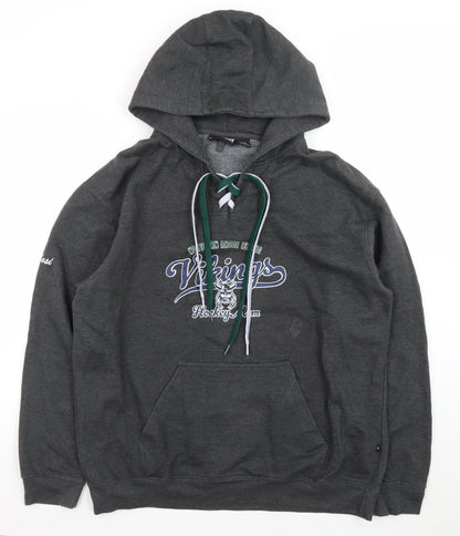 Pennant Sportswear Women’s Dark Grey XL Lace-Up Hoodie