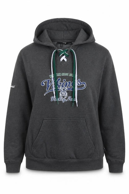 Pennant Sportswear Women’s Dark Grey XL Lace-Up Hoodie