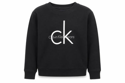 Calvin Klein Jeans Men’s Black Small Logo Pullover Sweatshirt