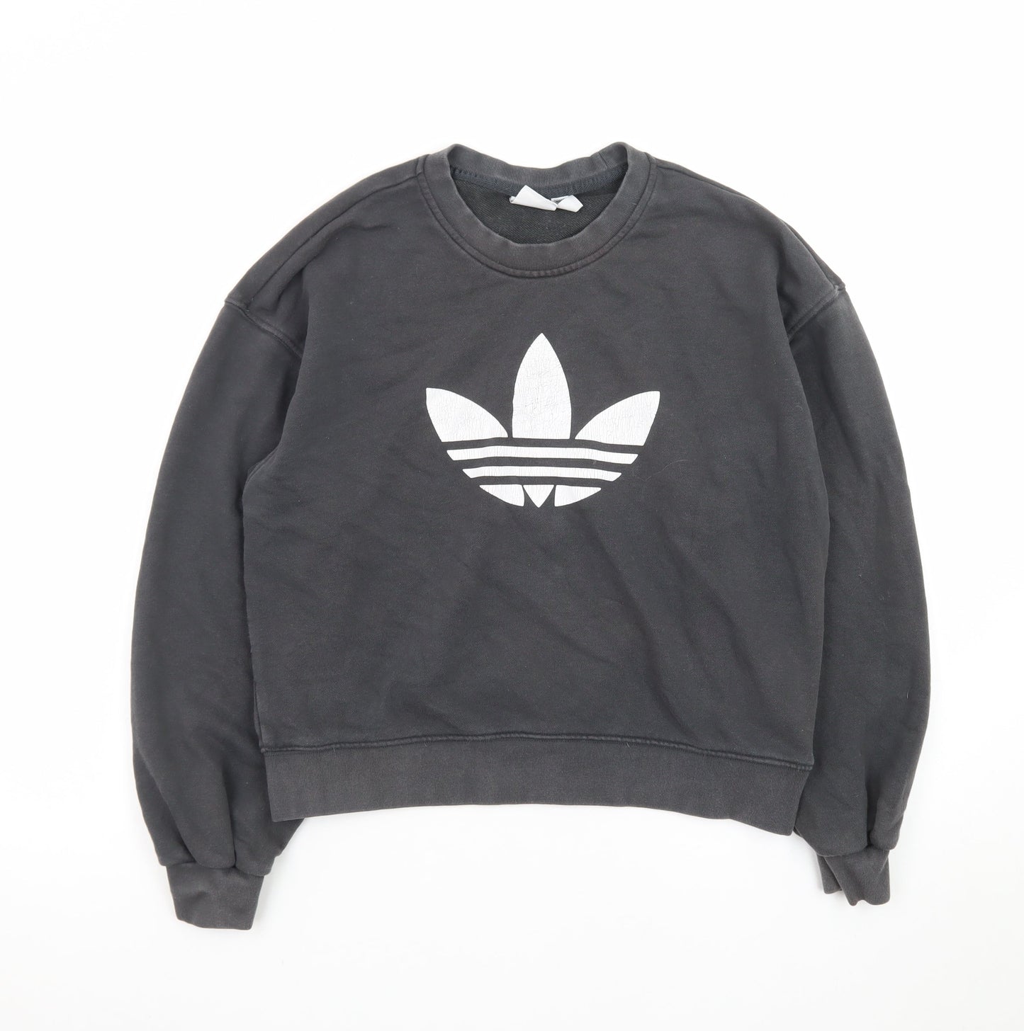 Adidas Men's Black Long Sleeve Crew Neck Sweatshirt Size 34