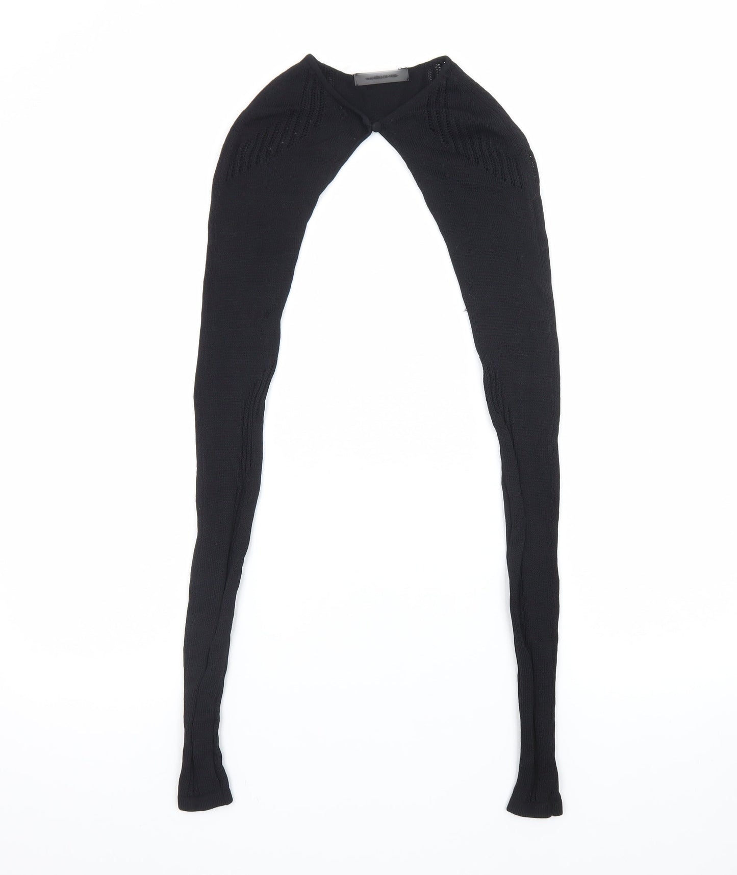 Maniere De Voir Womens Black XS Shrug Knit Cardigan Jumper