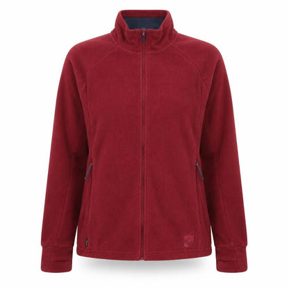 Sprayway Women's Red Fleece Full Zip Outdoor Jacket Size 10