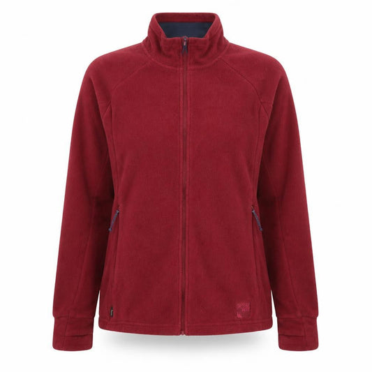 Sprayway Women's Red Fleece Full Zip Outdoor Jacket Size 10