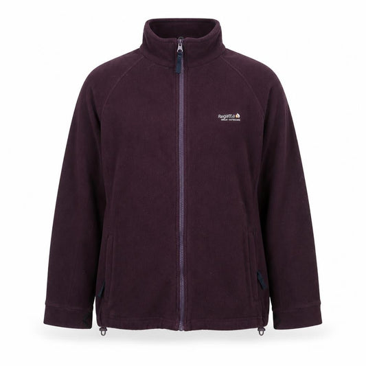 Regatta Women’s Purple Fleece Zip Jacket Size 16 Outdoor Full Zip