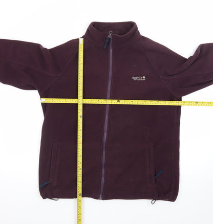 Regatta Women’s Purple Fleece Zip Jacket Size 16 Outdoor Full Zip