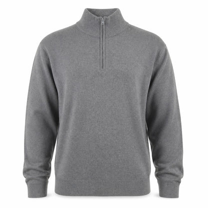 Dockers Men’s Grey 1/4 Zip High Neck Knit Jumper Size L