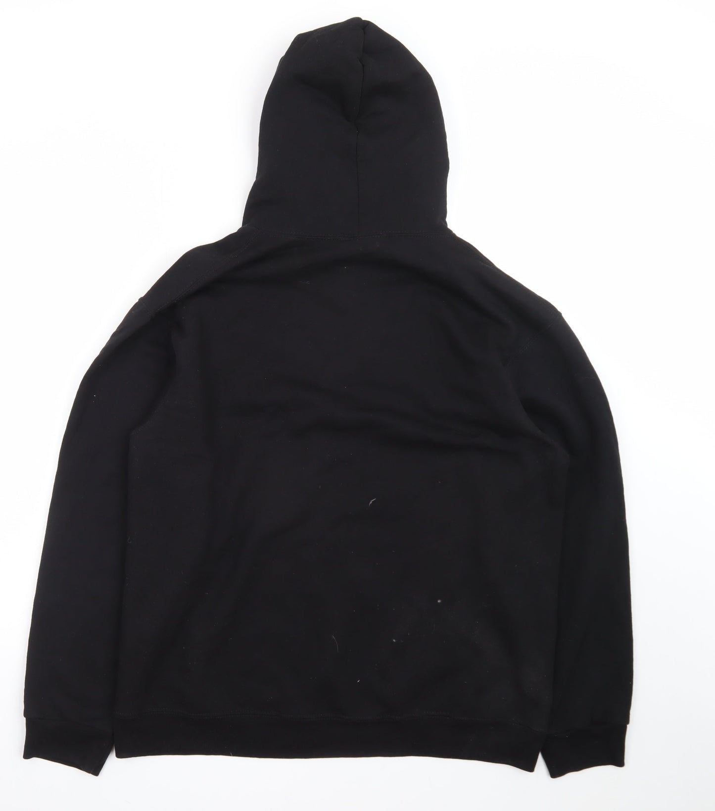 NFL Team Apparel Men's Black Carolina Panthers Pullover Hoodie L